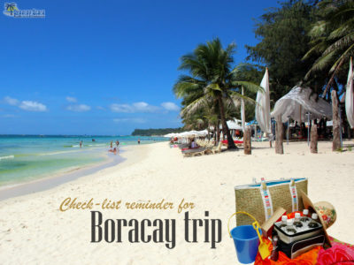 Boracay Checklist Check list for Boracay trip