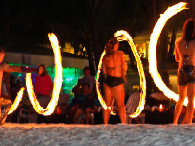 Fire Dancing in Boracay Island Fire Dancing in Boracay Island