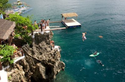 Ariels Point Cliff Diving and Party Cruise Dive01 Boracay Beach Guide